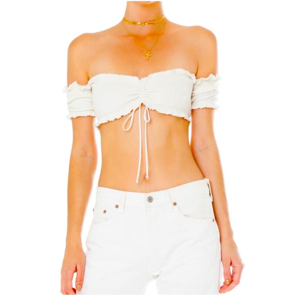 AYAI DENIA TOP! M White NWT